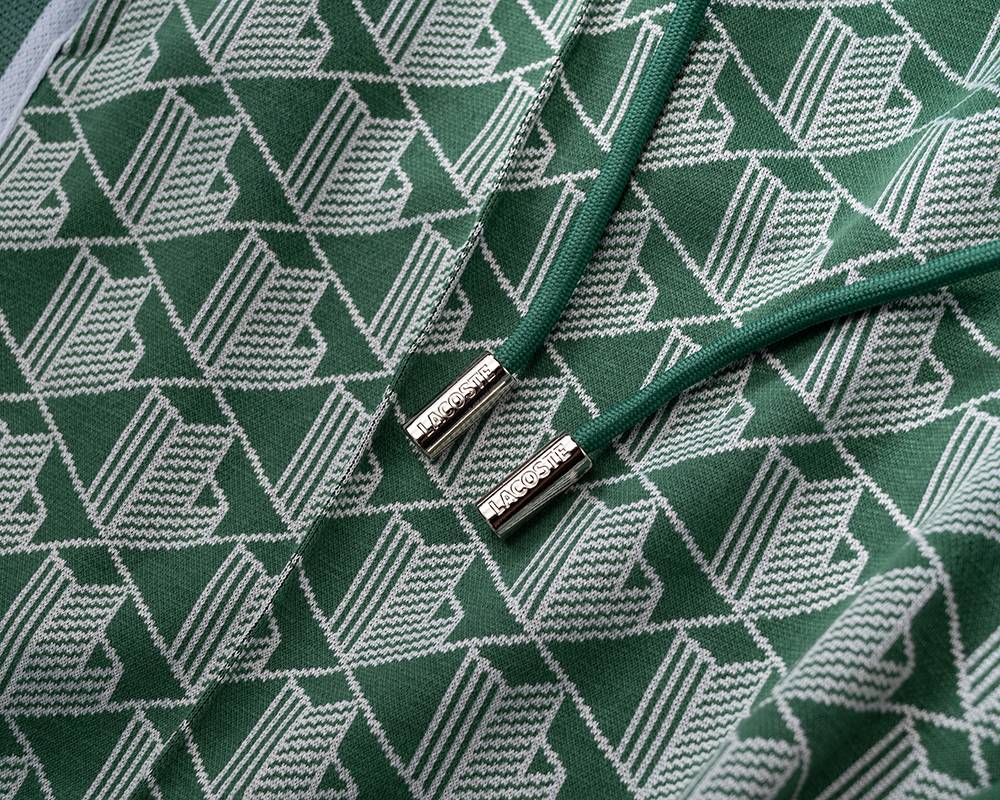 LACOSTE ラコステ セットアップ メンズ ジップパーカー ロゴ柄 ロゴテープ スポーツウェア 秋冬 ネイビー - 画像 14
