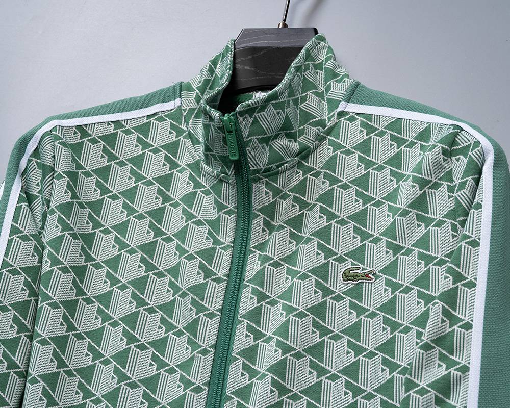 LACOSTE ラコステ セットアップ メンズ ジップパーカー ロゴ柄 ロゴテープ スポーツウェア 秋冬 ネイビー - 画像 19