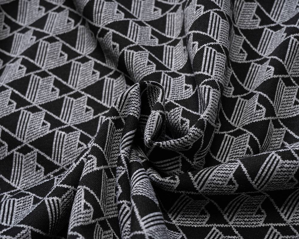 LACOSTE ラコステ セットアップ メンズ ジップパーカー グレカ柄 ロゴワッペン スポーツウェア 秋冬 ブラック - 画像 4