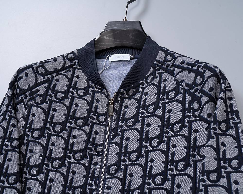 DIOR ディオール メンズ スウェットセットアップ ジップパーカー ロゴワッペン ロゴ刺繍 トラックパンツ ブラック グレー - 画像 9