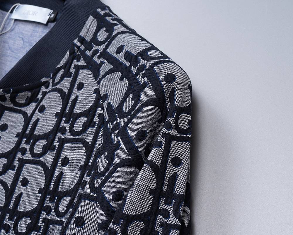 DIOR ディオール メンズ スウェットセットアップ ジップパーカー ロゴワッペン ロゴ刺繍 トラックパンツ ブラック グレー - 画像 10