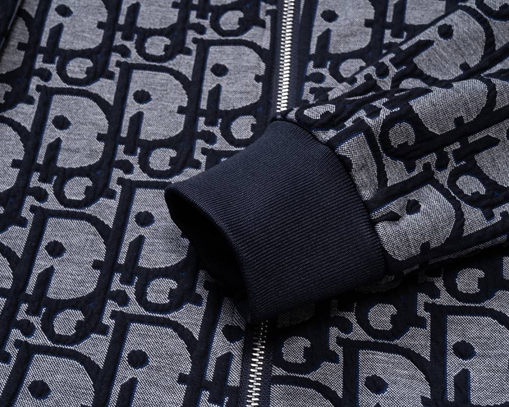 DIOR ディオール メンズ スウェットセットアップ ジップパーカー ロゴワッペン ロゴ刺繍 トラックパンツ ブラック グレー - 画像 16