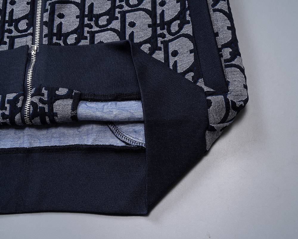 DIOR ディオール メンズ スウェットセットアップ ジップパーカー ロゴワッペン ロゴ刺繍 トラックパンツ ブラック グレー - 画像 17