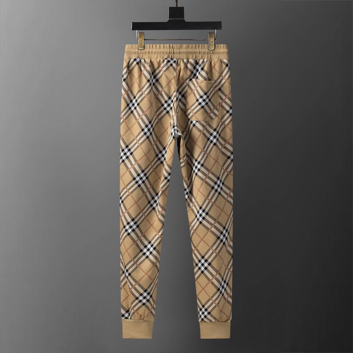 BURBERRY バーバリー メンズ セットアップ ジップアップパーカー ロゴワッペン トレーナーセット ストリート ベージュ - 画像 5