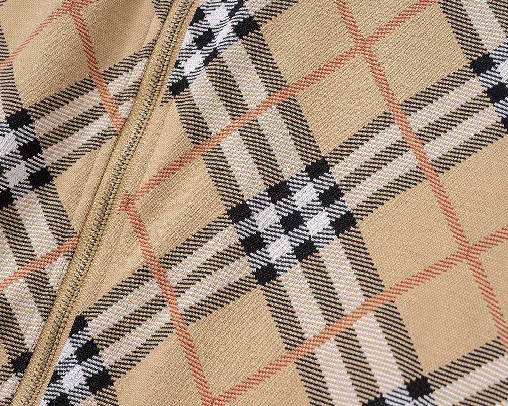 BURBERRY バーバリー メンズ セットアップ ジップアップパーカー ロゴワッペン トレーナーセット ストリート ベージュ - 画像 13