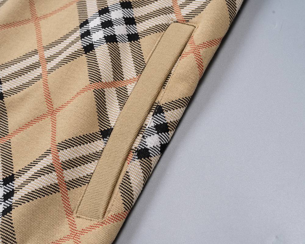 BURBERRY バーバリー メンズ セットアップ ジップアップパーカー ロゴワッペン トレーナーセット ストリート ベージュ - 画像 14
