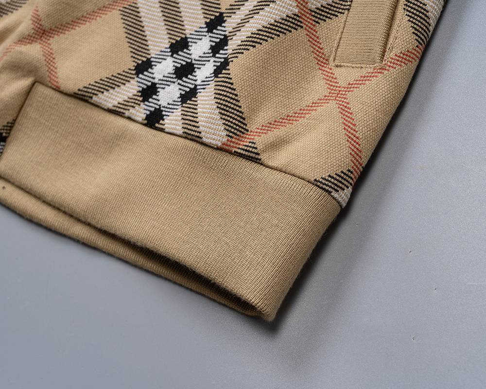 BURBERRY バーバリー メンズ セットアップ ジップアップパーカー ロゴワッペン トレーナーセット ストリート ベージュ - 画像 15