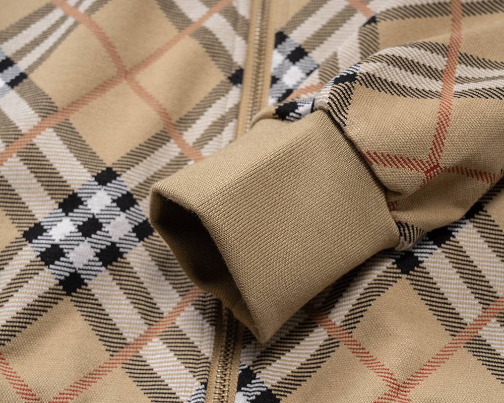 BURBERRY バーバリー メンズ セットアップ ジップアップパーカー ロゴワッペン トレーナーセット ストリート ベージュ - 画像 17