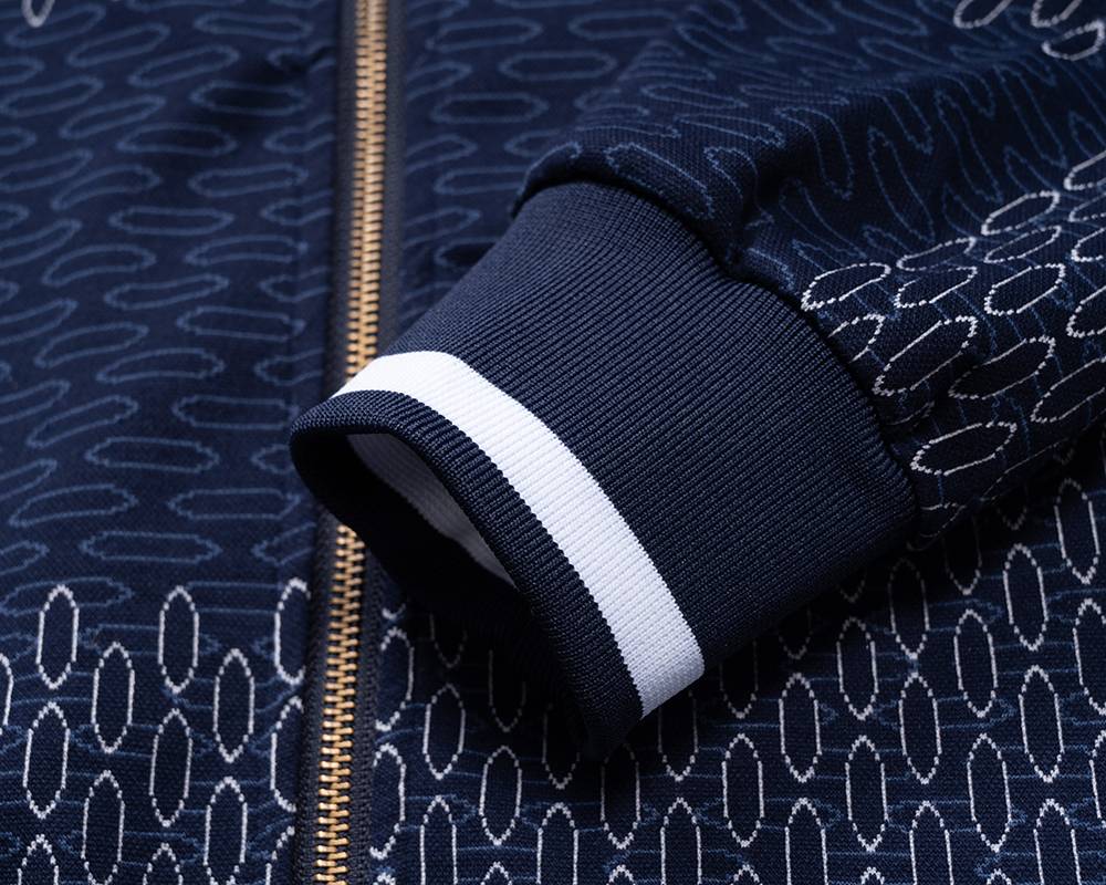 MONCLER モンクレール メンズ セットアップ ジップパーカー ロゴワッペン ロゴ刺繍 スポーツウェア 秋冬 ブラック - 画像 2