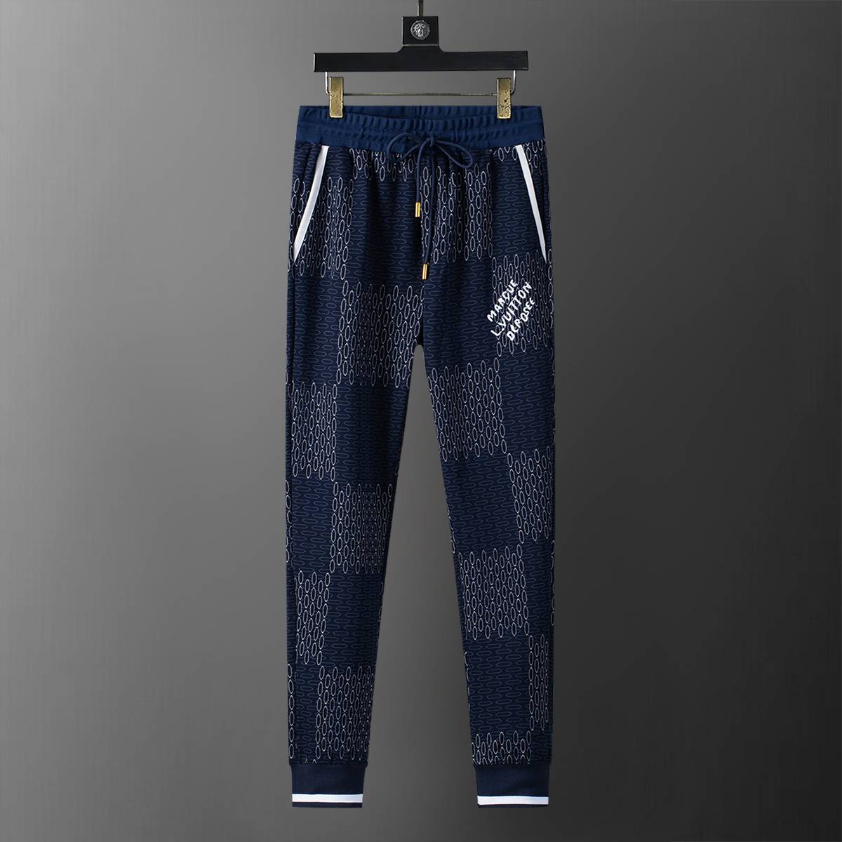 MONCLER モンクレール メンズ セットアップ ジップパーカー ロゴワッペン ロゴ刺繍 スポーツウェア 秋冬 ブラック - 画像 6