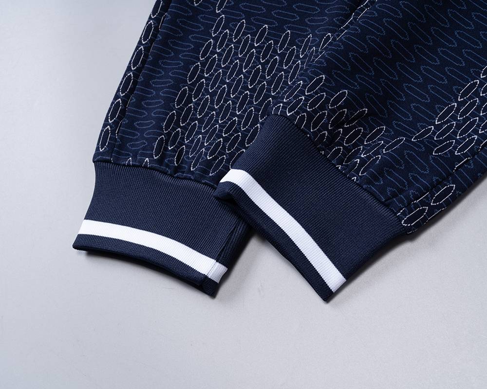 MONCLER モンクレール メンズ セットアップ ジップパーカー ロゴワッペン ロゴ刺繍 スポーツウェア 秋冬 ブラック - 画像 15