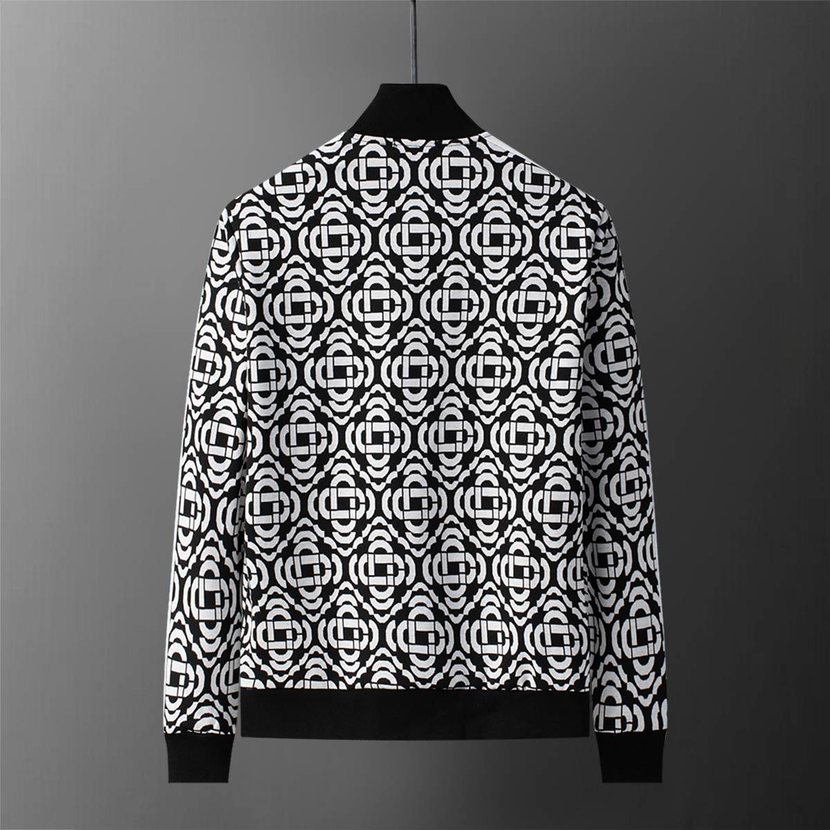 VERSACE ヴェルサーチ セットアップ メンズ ジップアップパーカー ロゴワッペン グレカ柄 ブラック - 画像 7