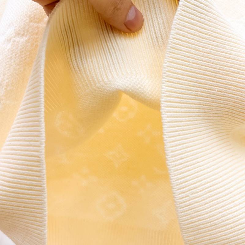 LV ルイヴィトン メンズ ニット クルーネック ロゴ刺繍 精密編み オーバーサイズ 秋冬 ブラック オフホワイト オレンジ - 画像 10