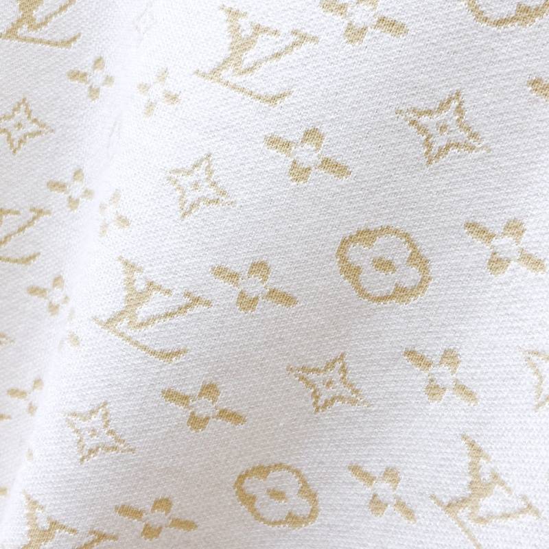 LV ルイヴィトン メンズ ニット クルーネック ロゴ刺繍 綿混 無地 オーバーサイズ 秋冬 ブラック ベージュ - 画像 9