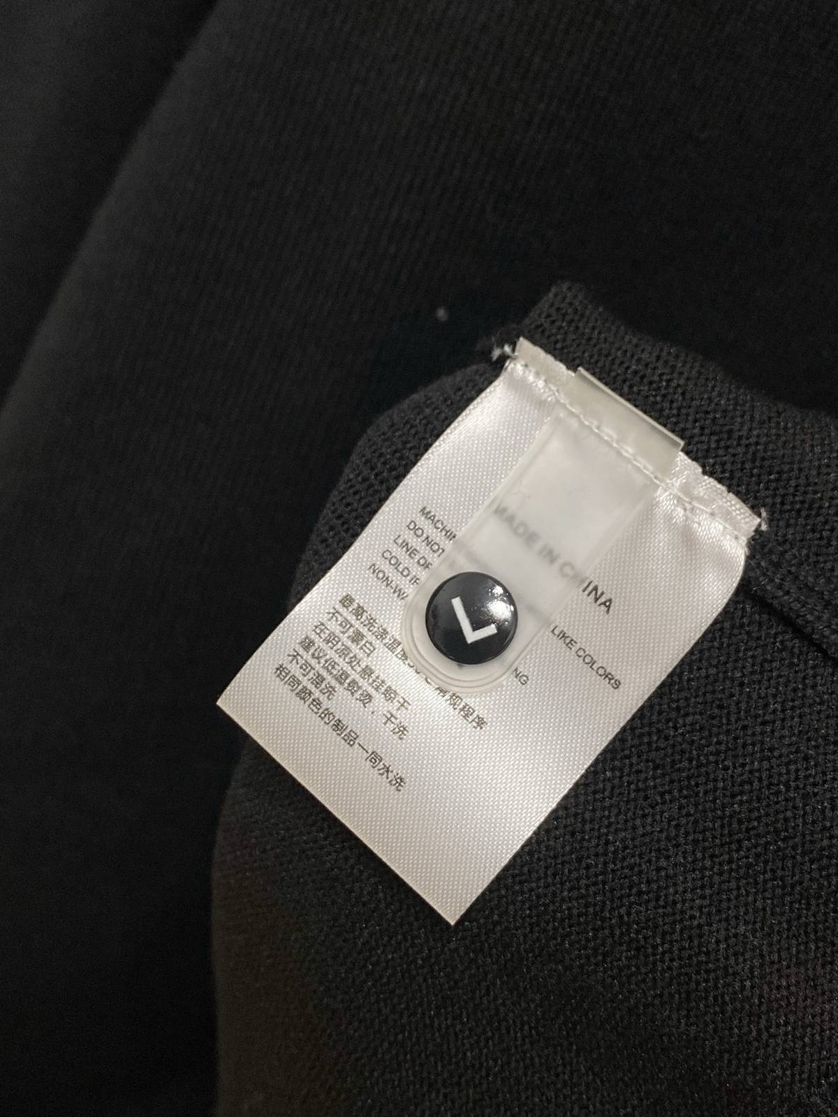 Dior ディオール メンズ ニット クルーネック ローゲージ ワッフル編み オーバーサイズ 秋冬 ブラック - 画像 3