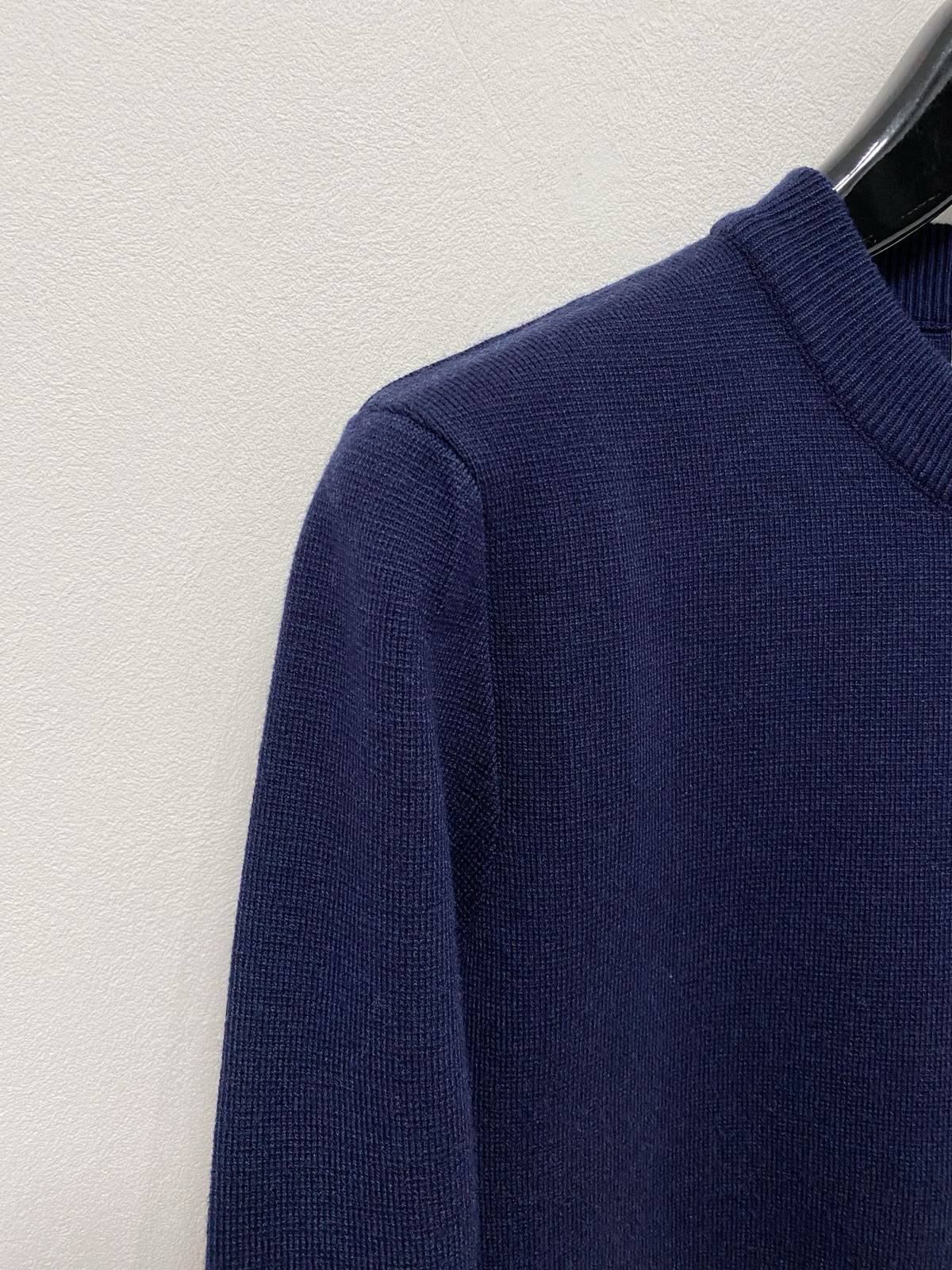 THOM BROWNE メンズ ニット クルーネック ケーブルニット ローゲージ オーバーサイズ 秋冬 ブラック グレー オフホワイト - 画像 15