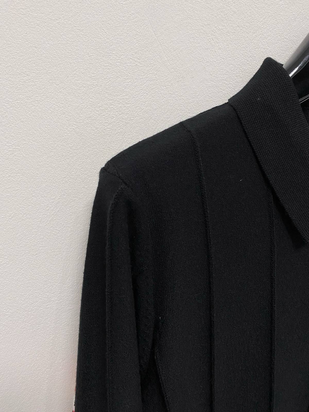 THOM BROWNE メンズ セーター クルーネック リブニット ボーダー ビジカジ ブラック ネイビー グレー - 画像 8