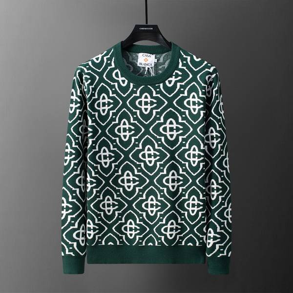 GUCCI グッチ メンズ ニット クルーネック インターシャ 総柄 オーバーサイズ 秋冬 ブラック
