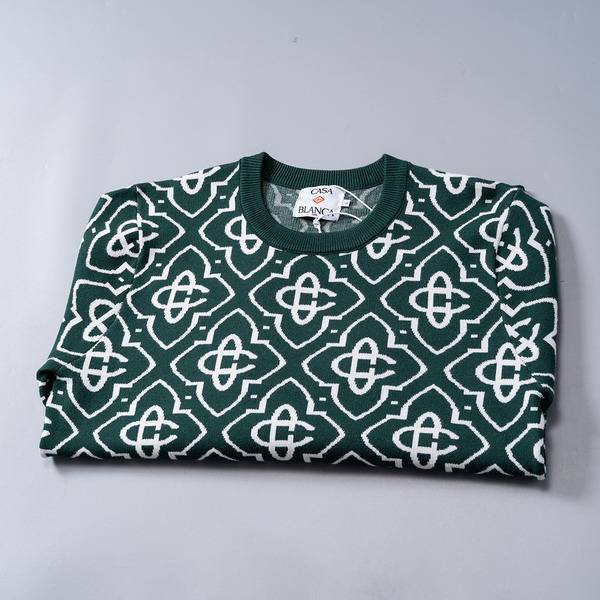 GUCCI グッチ メンズ ニット クルーネック インターシャ 総柄 オーバーサイズ 秋冬 ブラック - 画像 10