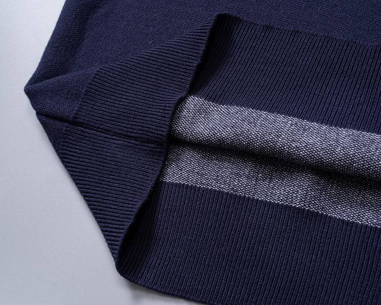 Louis Vuitton メンズ ニット クルーネック ロゴ刺繍 精密編み 上品 秋冬 ブラック ネイビー - 画像 7