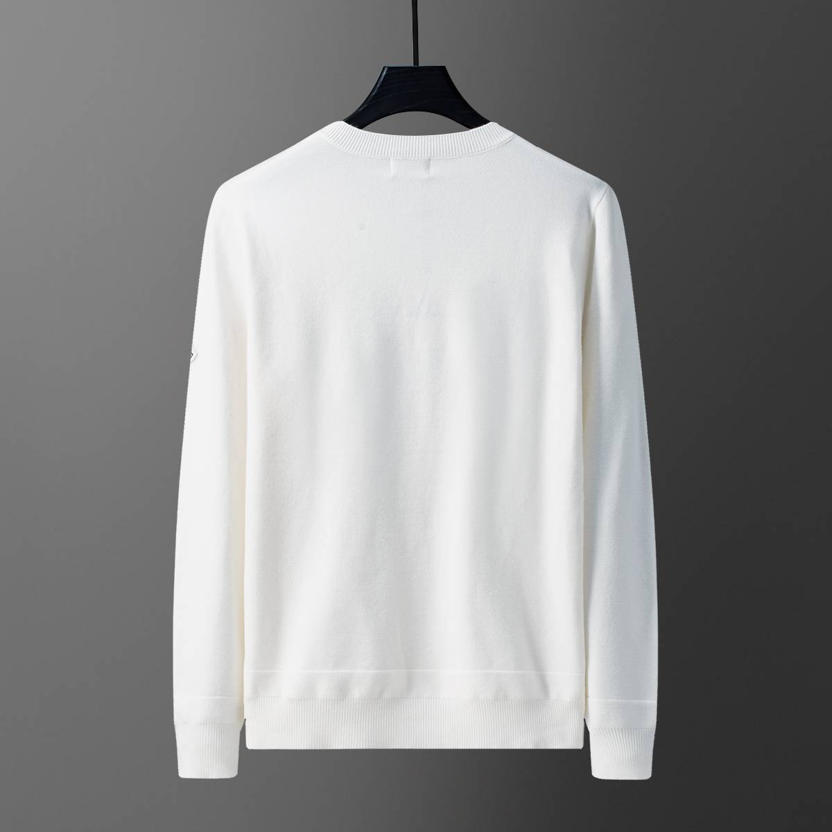 MONCLER モンクレール メンズ ニット クルーネック リブニット 上品 オーバーサイズ ホワイト - 画像 10