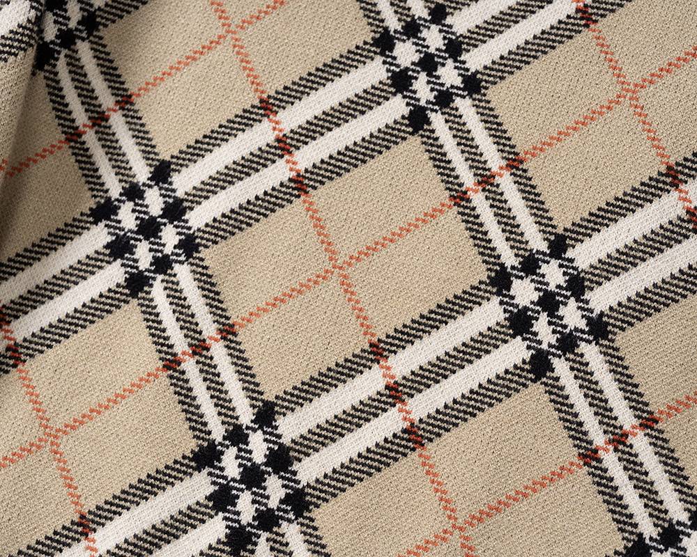 BURBERRY バーバリー メンズ ニット クルーネック ケーブルニット ロゴ刺繍 秋冬 オーバーサイズ ベージュ - 画像 5