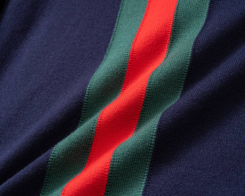 GUCCI グッチ メンズ ニット クルーネック ケーブルニット オーバーサイズ ブラック - 画像 4