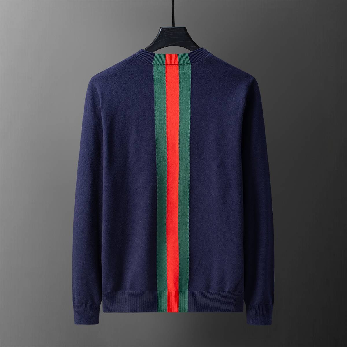 GUCCI グッチ メンズ ニット クルーネック ケーブルニット オーバーサイズ ブラック - 画像 10