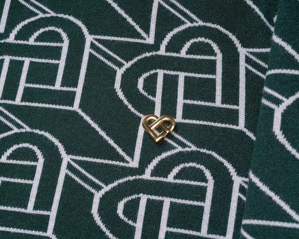 CASA BLANCA メンズ ニット クルーネック ロゴ刺繍 総柄 ファッション感のある秋冬コーデ ブラック M 3XL - 画像 14