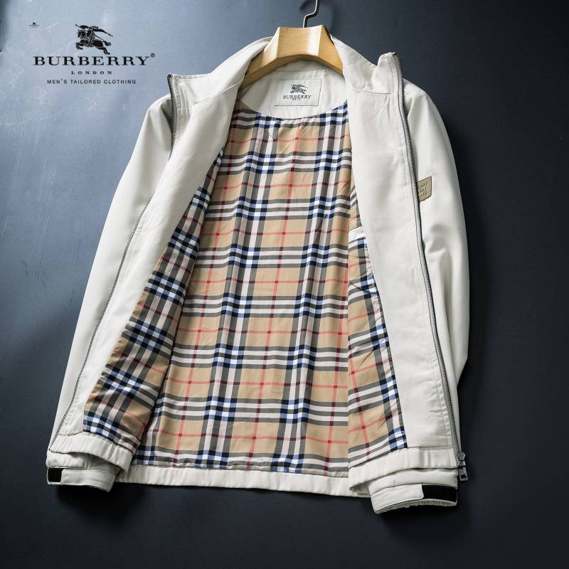 BURBERRY バーバリー メンズ ジャケット ブルゾン スタンドカラージャケット ナイロン ロゴワッペン ミリタリー 秋冬 カーキ - 画像 8