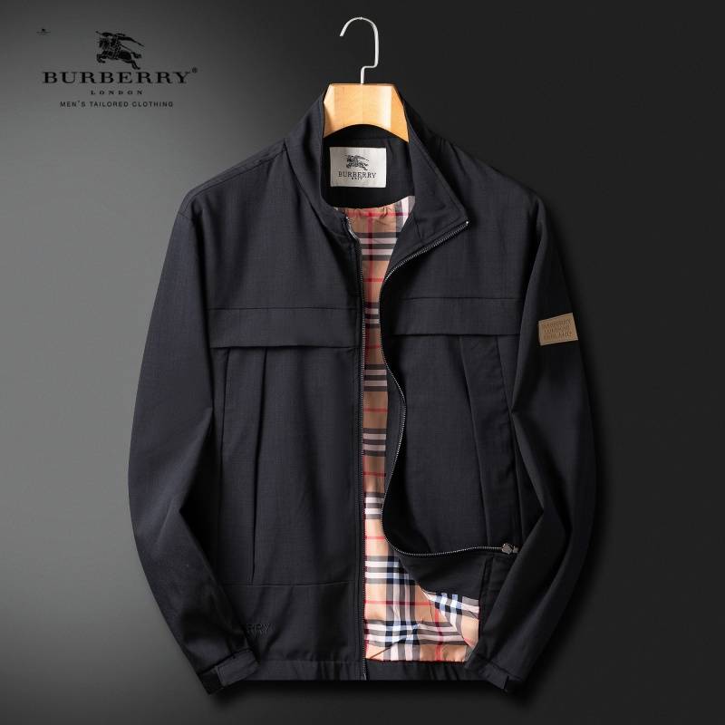 BURBERRY バーバリー メンズ ジャケット ブルゾン スタンドカラージャケット ナイロン ロゴワッペン ミリタリー 秋冬 カーキ - 画像 11