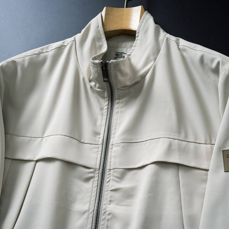 BURBERRY バーバリー メンズ ジャケット ブルゾン スタンドカラージャケット ナイロン ロゴワッペン ミリタリー 秋冬 カーキ - 画像 12