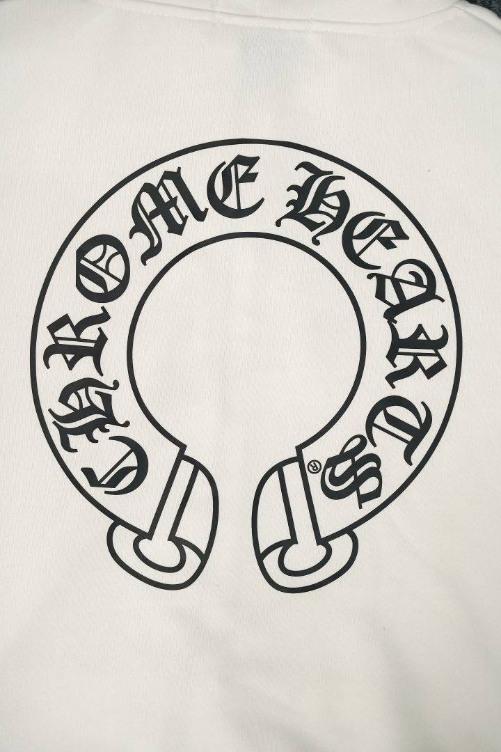 CHROME HEARTS メンズ ブルゾン フーデッドジャケット ロゴワッペン ナイロン マウンテンパーカー ブラック - 画像 5