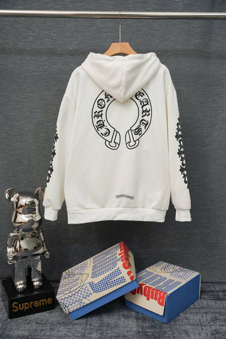 CHROME HEARTS メンズ ブルゾン フーデッドジャケット ロゴワッペン ナイロン マウンテンパーカー ブラック - 画像 11