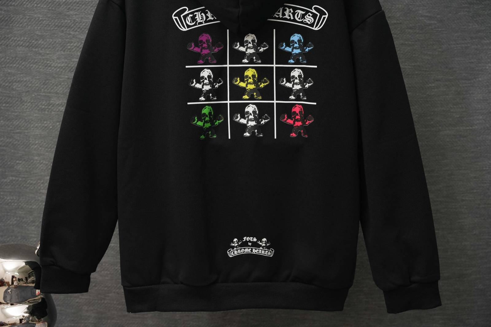CHROME HEARTS クロムハーツ メンズ ブルゾン フーデッドジャケット ロゴワッペン ナイロン マウンテンパーカー 秋冬 ブラック - 画像 4