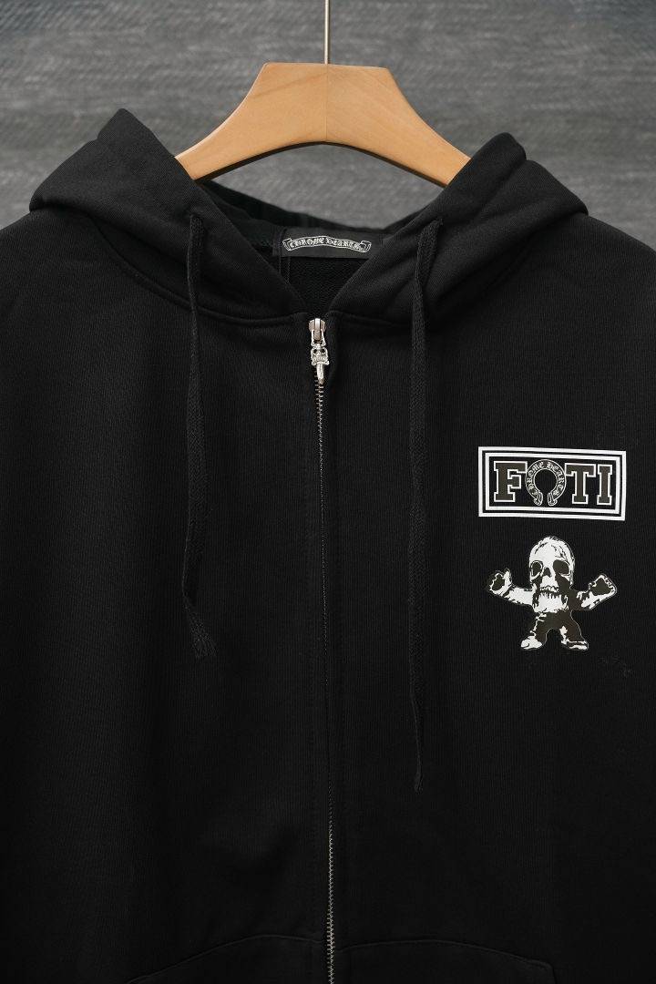 CHROME HEARTS クロムハーツ メンズ ブルゾン フーデッドジャケット ロゴワッペン ナイロン マウンテンパーカー 秋冬 ブラック - 画像 8