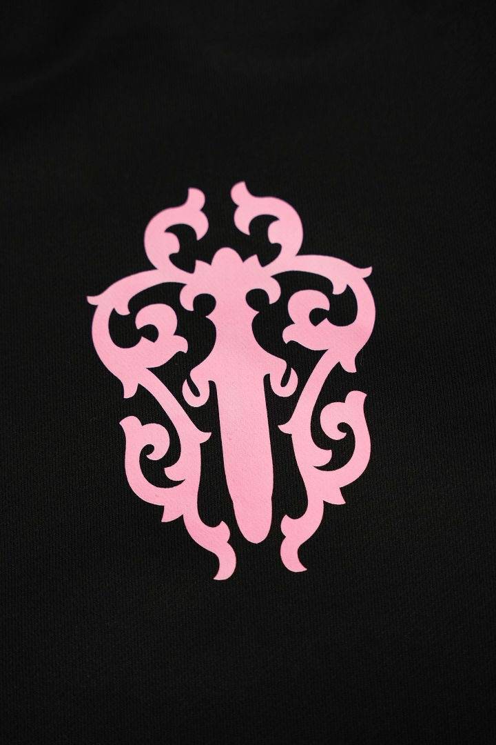 CHROME HEARTS クロムハーツ メンズ フーデッドジャケット ロゴワッペン ナイロン ブルゾン 秋冬 ブラック - 画像 4