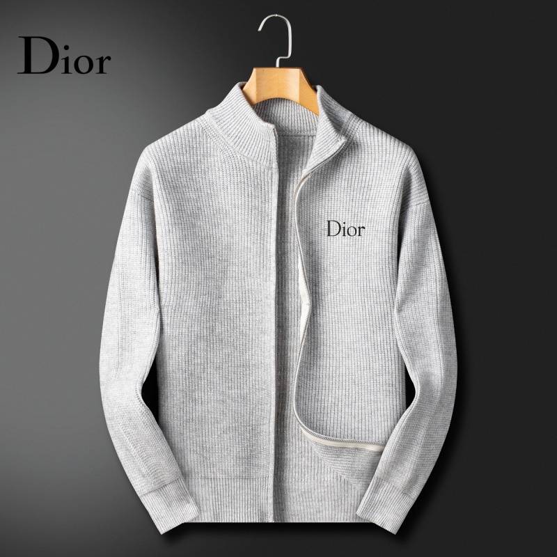 Dior ディオール メンズ ジャケット スタンドカラージャケット ウール キルティング 秋冬 通勤 ブラック グレー