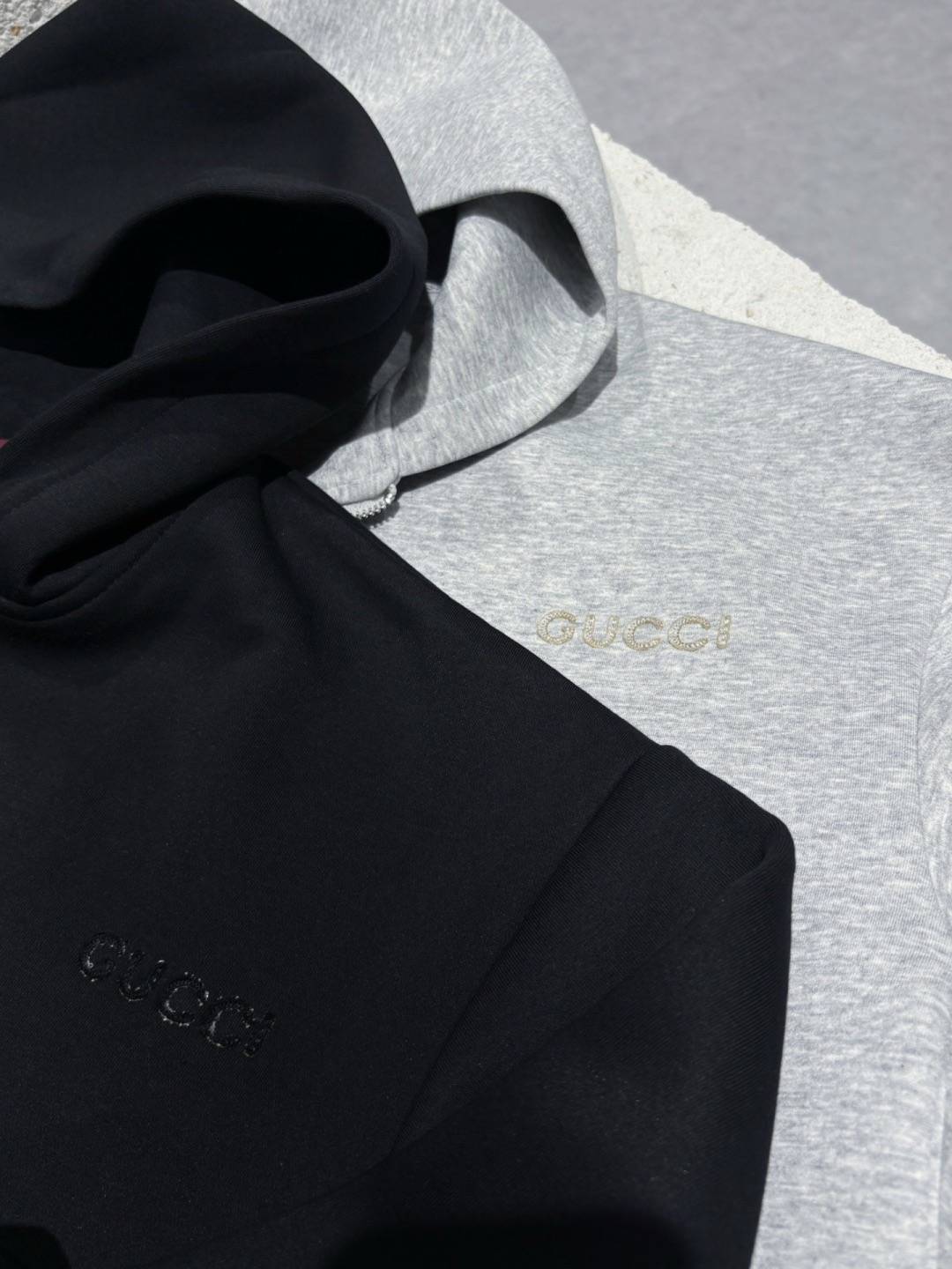 GUCCI ジャケット メンズ ブルゾン フーデッドジャケット ナイロン キルティング ミリタリー 秋冬 ブラック カーキ - 画像 3