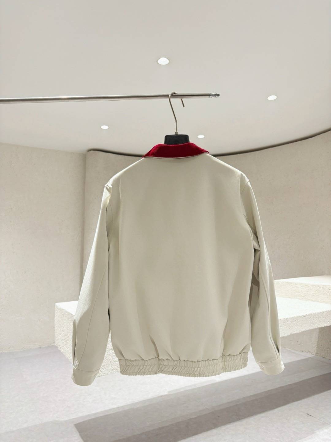 POLO RALPH LAUREN メンズ ジャケット スタンドカラージャケット ナイロン ロゴワッペン オーバーサイズ ホワイト - 画像 11