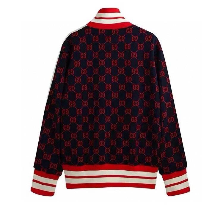 GUCCI グッチ メンズ ジャケット ブルゾン 满印双G蓝色 ナイロン マウンテンパーカー レディース ブラック - 画像 4