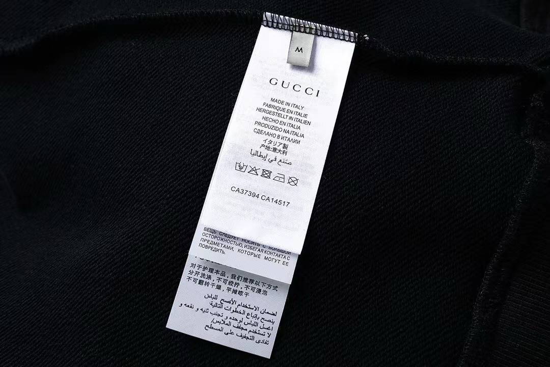 GUCCI メンズ ジャケット ブルゾン スタンドカラージャケット ナイロン ロゴワッペン ダブルジップ ミリタリー ブラック - 画像 3