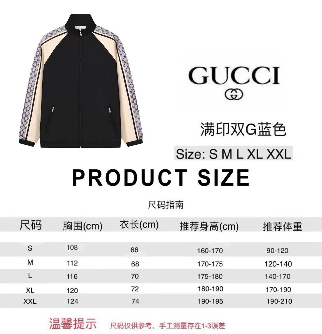 GUCCI グッチ メンズ ジャケット ブルゾン ロゴプリント ナイロン ダブルジップ ミリタリー ブラック - 画像 9