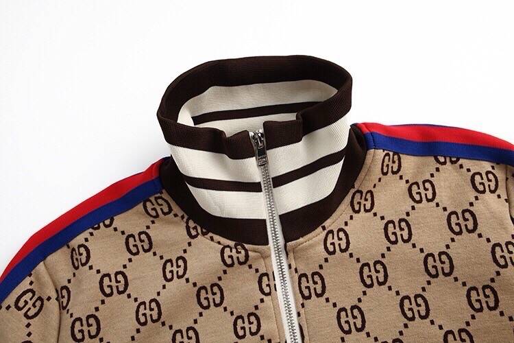 GUCCI ジャケット メンズ ブルゾン 满印双G ナイロン フーデッドジャケット ミリタリー 秋冬 ブラック - 画像 4