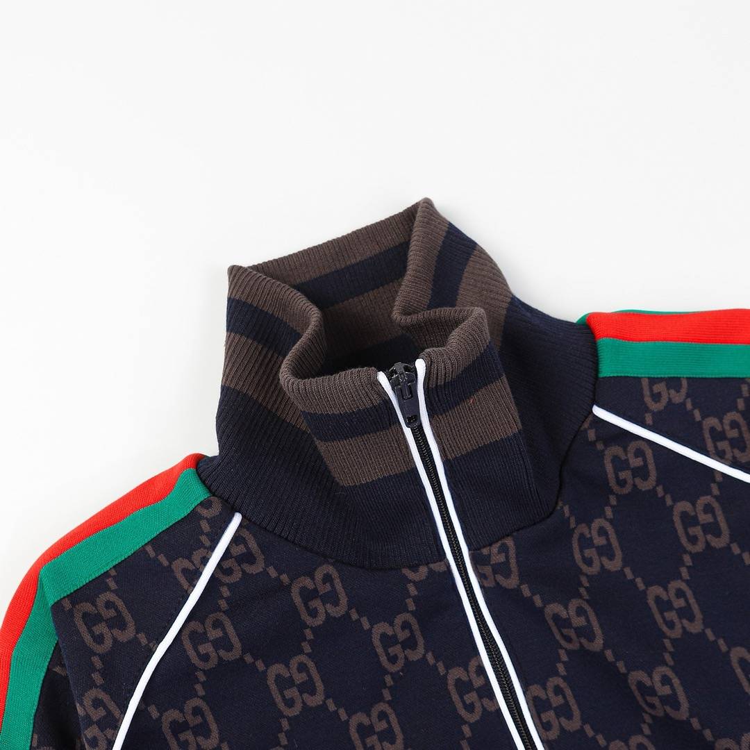 GUCCI メンズ ジャケット ブルゾン マウンテンパーカー グラフィックプリント ナイロン オールシーズン ブラック - 画像 4