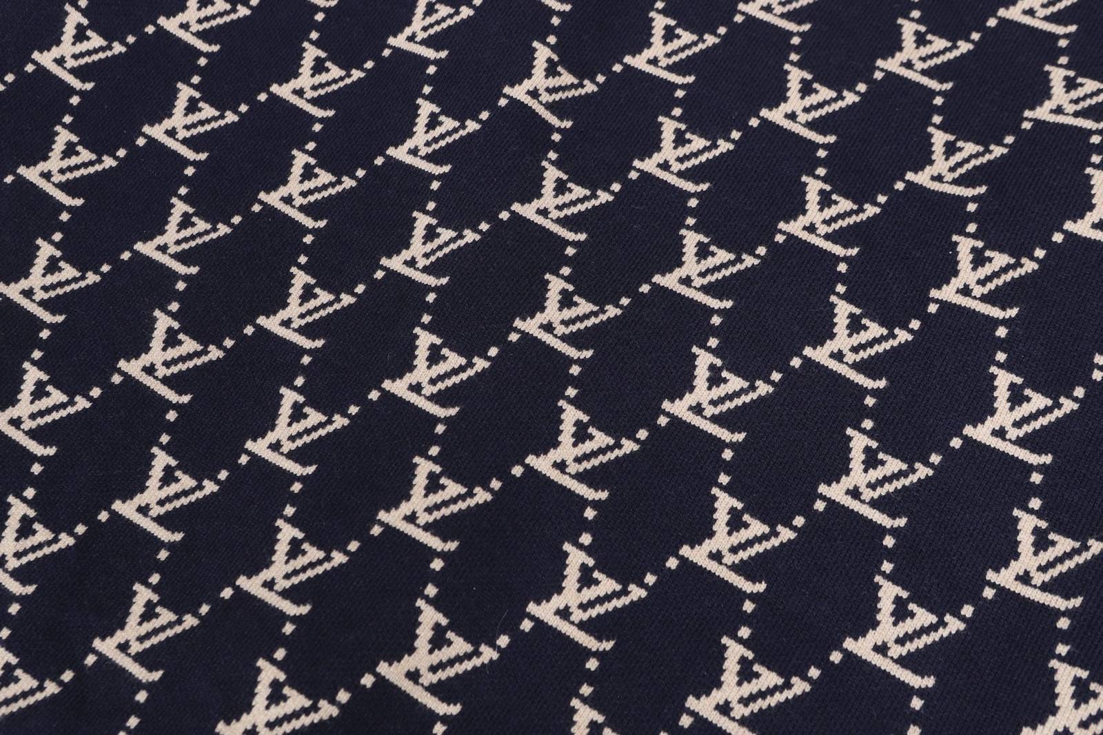 LV レディース ブルゾン フーデッドジャケット ロゴプリント ナイロン バイカラー 秋冬 通勤通学 ブラック - 画像 2