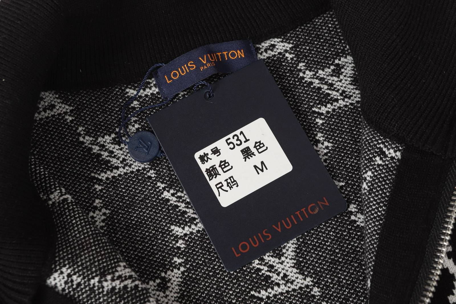 LV ルイヴィトン メンズ ジャケット ブルゾン ロゴプリント ナイロン ダブルジップ ストリート ブラック - 画像 11