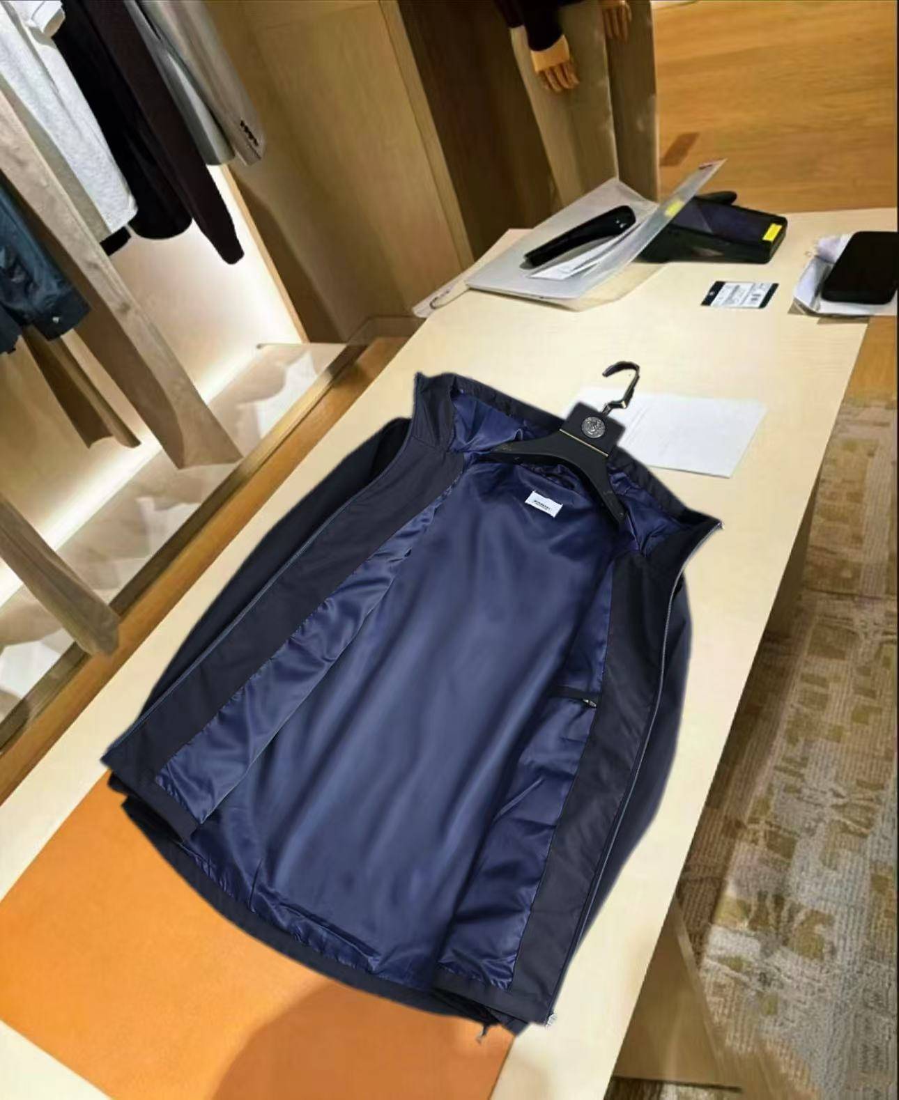 MONCLER モンクレール メンズ ブルゾン マウンテンパーカー キルティング ナイロン ダブルジップ マウンテンジャケット ブラック - 画像 10