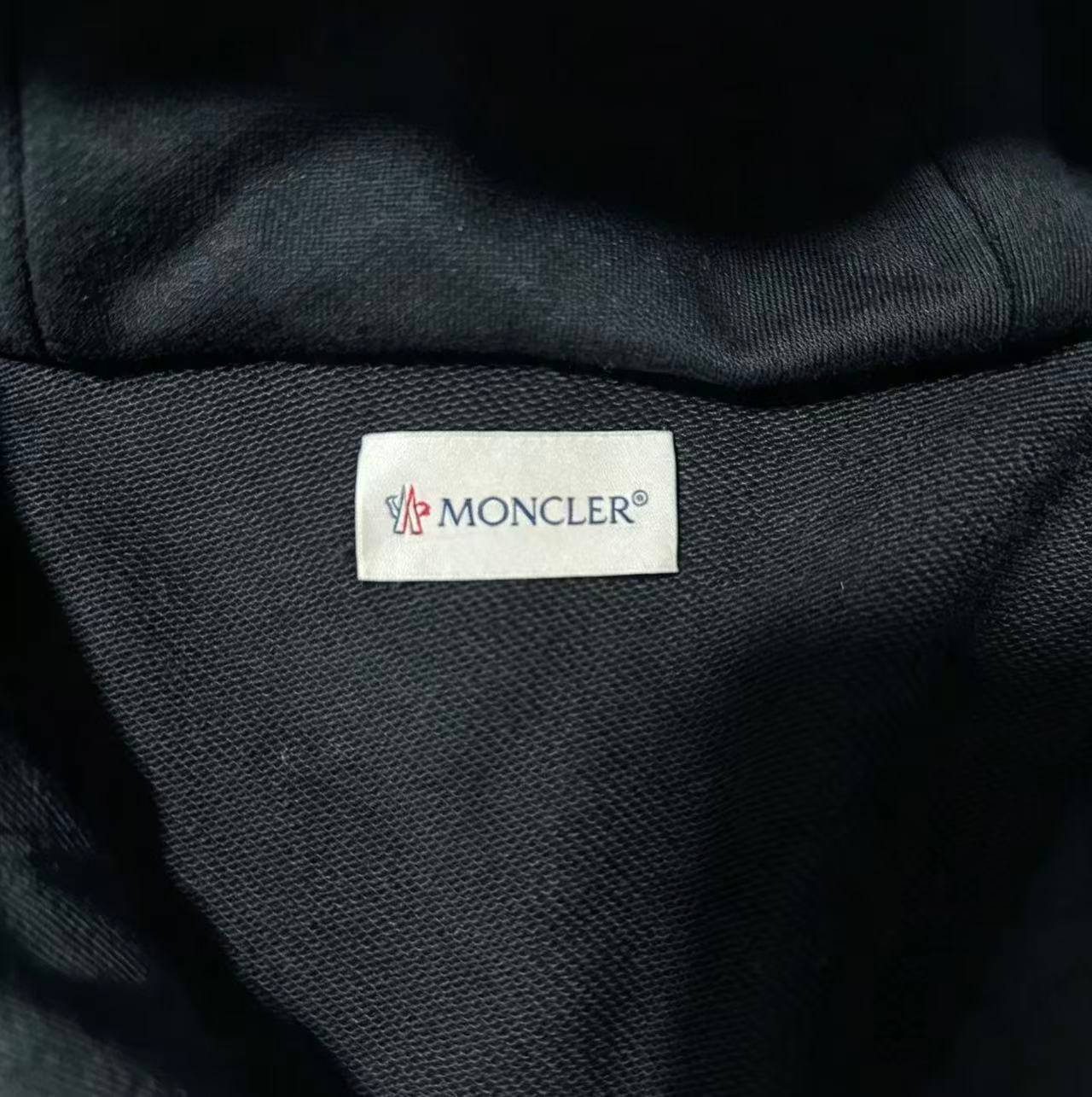 MONCLER モンクレール メンズ ブルゾン マウンテンパーカー ナイロン ロゴワッペン ダブルジップ ブラック M 3XL - 画像 5