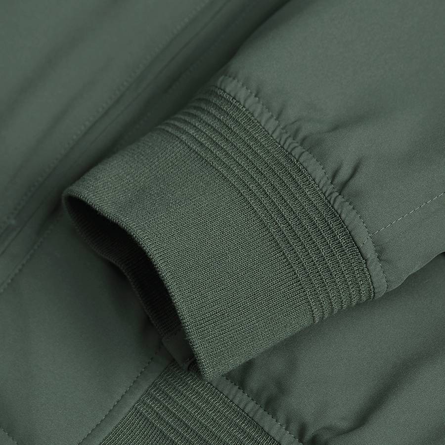 BURBERRY バーバリー メンズ ジャケット ボマージャケット ナイロン ロゴワッペン ダブルジップ 秋冬 フリース ブラック - 画像 4